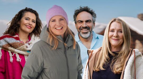 Claudia, Hanneke, Klaas en Monique uit Winter Vol Liefde.