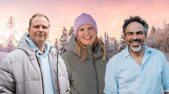 Andre, Hanneke en Klaas uit Winter Vol Liefde.