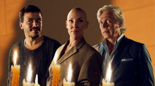 Géza, Denise en Roelof in De Verraders 2026.