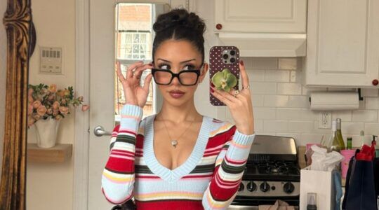 Spiegelselfie van influencer Sofia Bym.