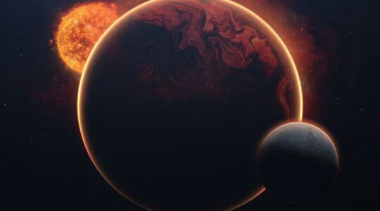 Planeten in het zonnestelsel.