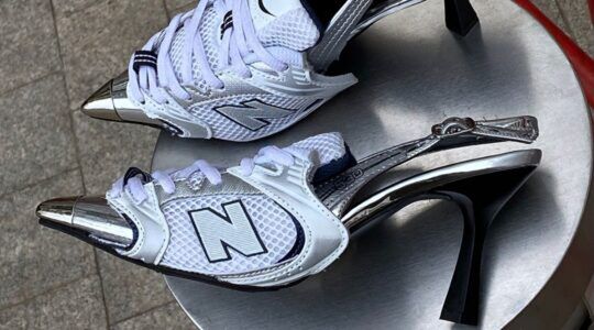 Sneaker heels.