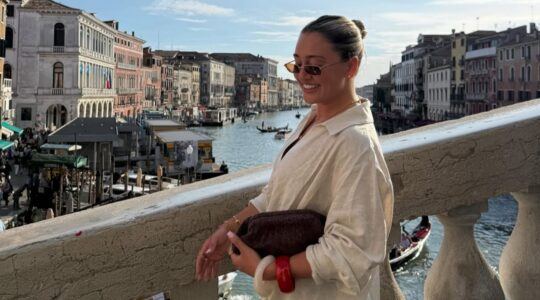 Vrouw in Venetië.