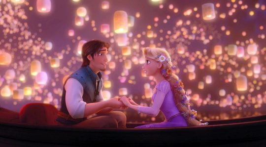 Scène uit Rapunzel.