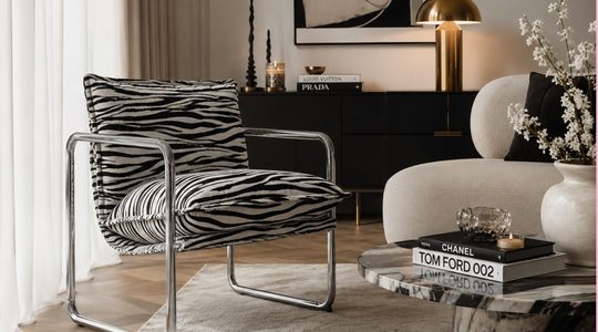 Zebrafauteuil van JYSK.