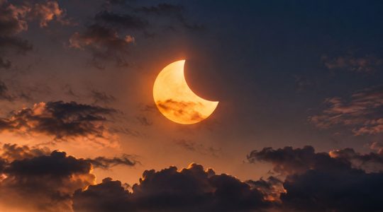 Zonsverduistering.