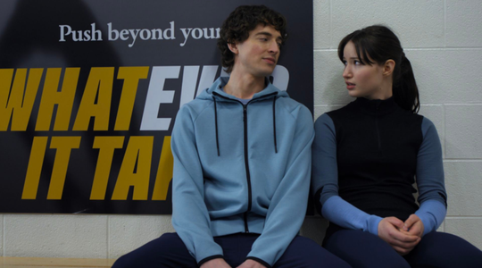 Freddie en Adriana uit Finding Her Edge.