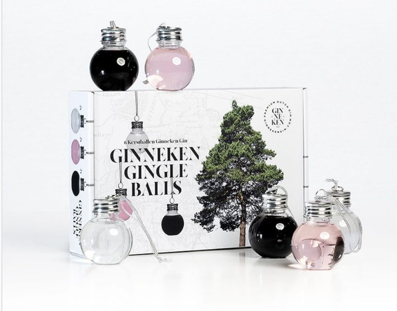 Gin in een kerstbal; de perfecte combinatie