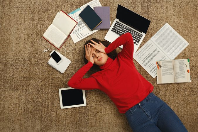 Z&oacute; kom jij af van stress door school