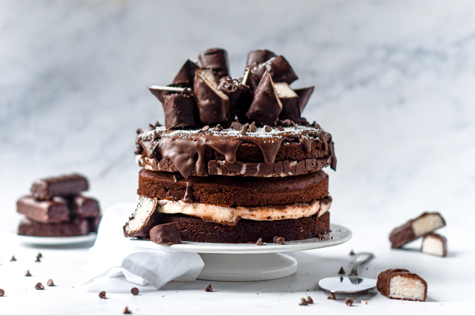Vegans opgelet: recept voor drielaagse vegan chocoladetaart