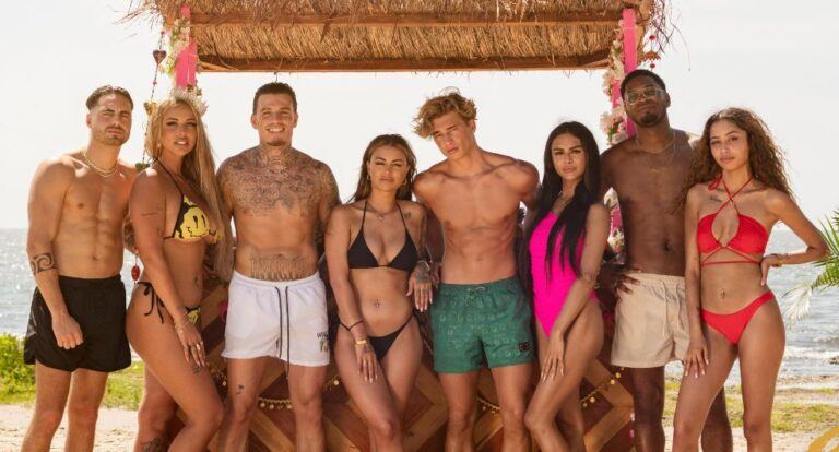 Een foto van de cast van Ex on the Beach Double Dutch All Stars.