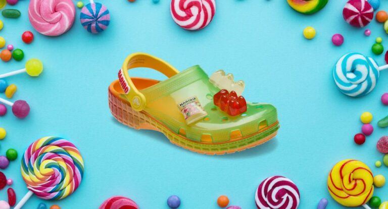 De Crocs en Haribo-samenwerking.