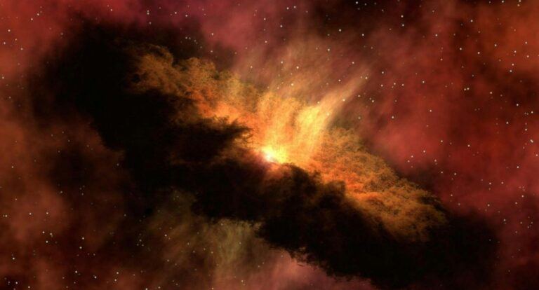 Foto van het universum.