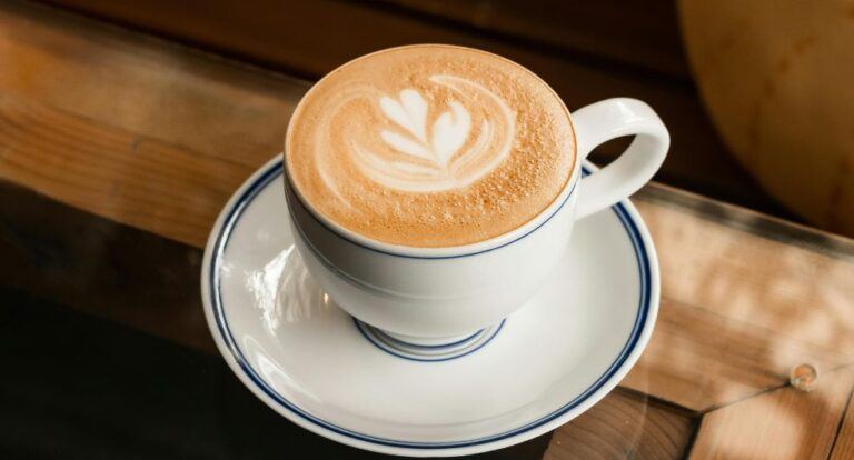 Een cappuccino.