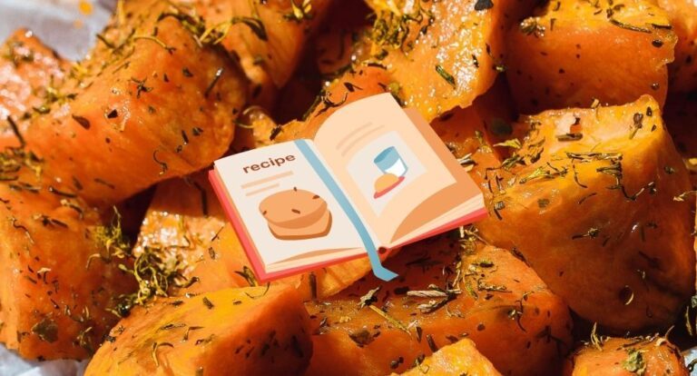 Zoete aardappelen.