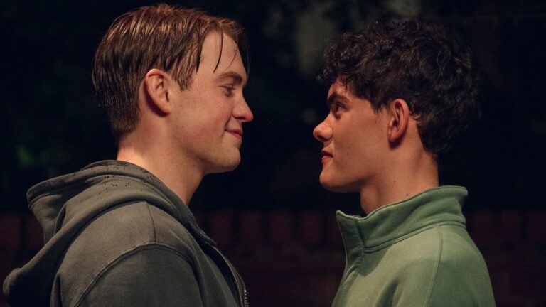 Charlie en Nick in Heartstopper.