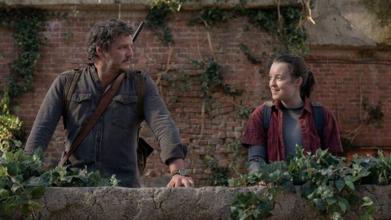 Joel en Ellie in The Last of Us.