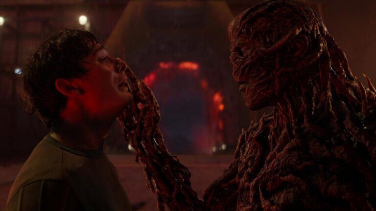 Will en Vecna uit Stranger Things seizoen 5.