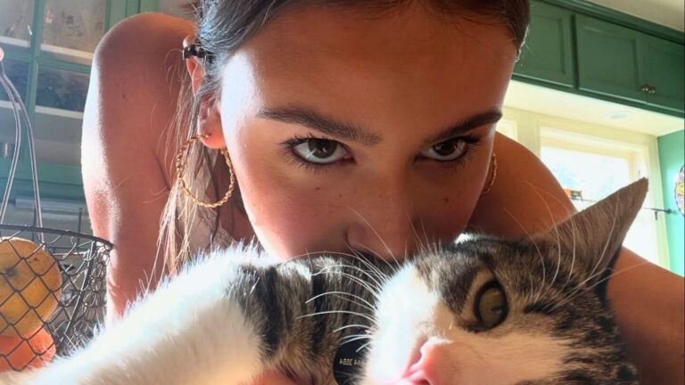 meisje met kat