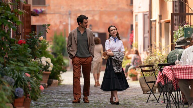 Emily loopt in Rome met Marcello.