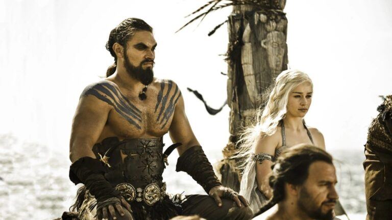 Jason Momoa als Khal Drogo in Game of Thrones.