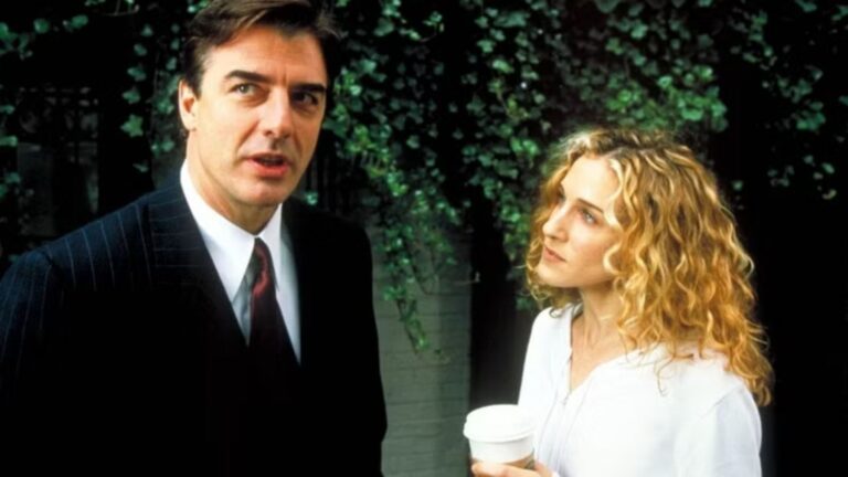 Big en Carrie uit Sex And The City