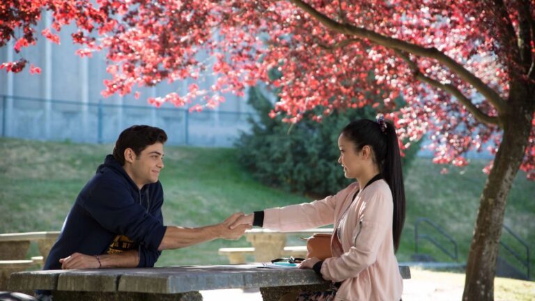 Peter Kavinsky en Lara Jean uit To All The Boys I've Loved Before.