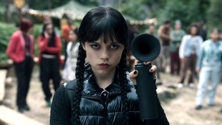 Jenna Ortega als Wednesday.