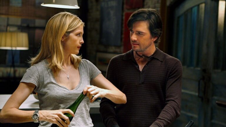 Lily en Rufus uit Gossip Girl koken samen.