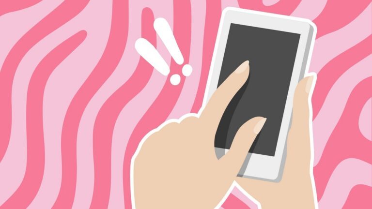 Illustratie van een telefoon.