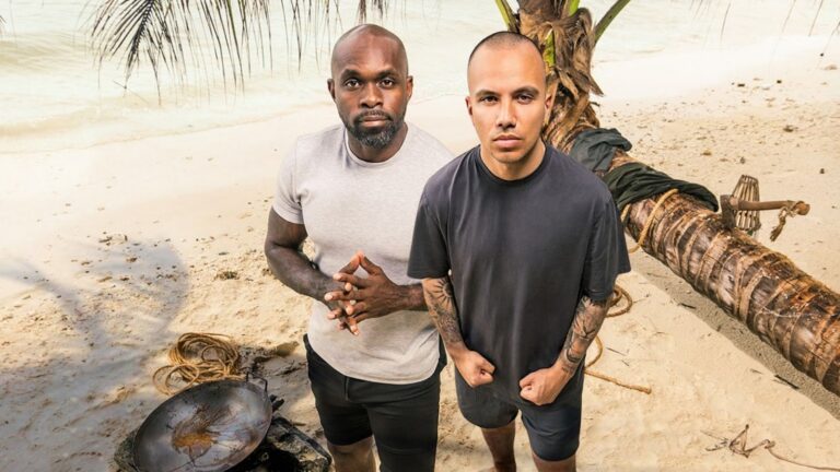 Churandy en Nordin in Expeditie Robinson.