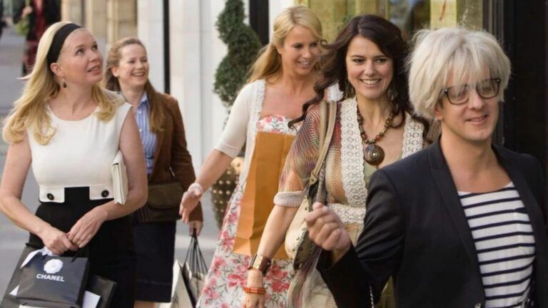De vrouwen van Gooische Vrouwen en stylist Yari.