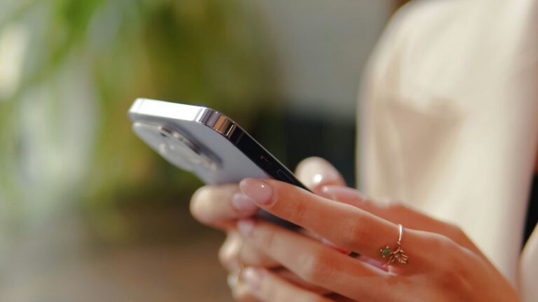 Telefoon in de hand