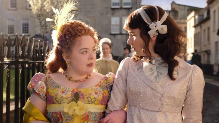 Eloise en Penelope in Bridgerton.