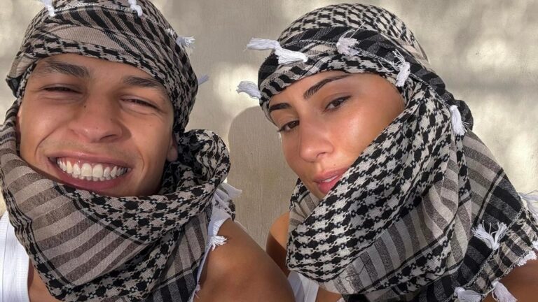 Bilal Wahib en verloofde Sophie Keizer.