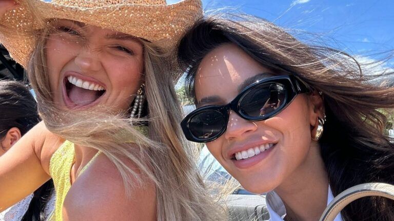 Monica Geuze en Romee Strijd.