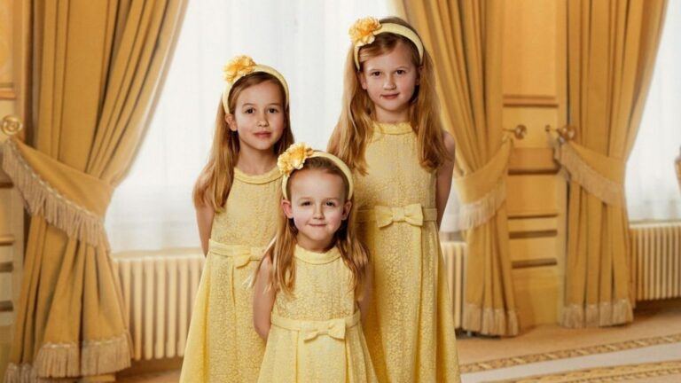 De prinsesjes in M&aacute;xima.