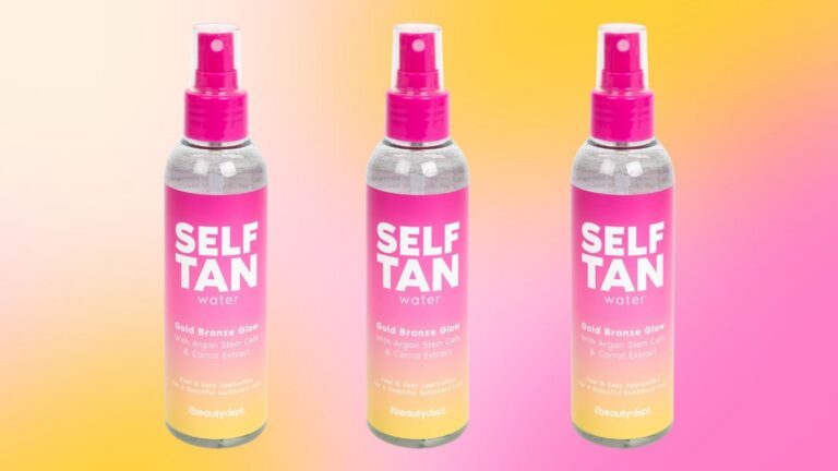Self-tan water Action.