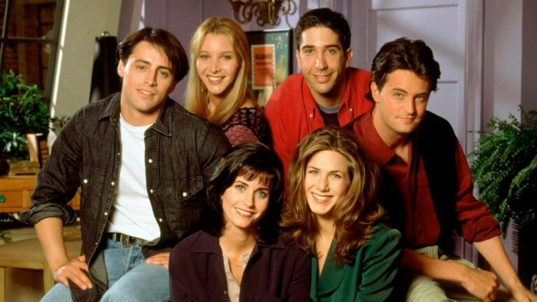 De cast van Friends.