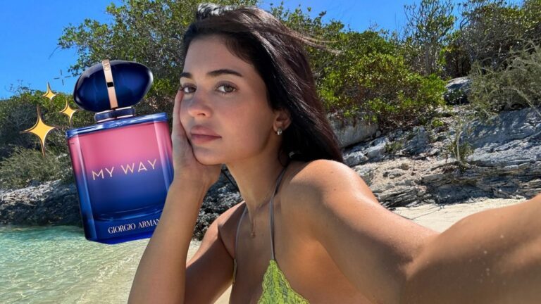 Kylie Jenner met My Way parfum.