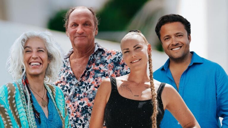 Nisha Tara, Fred, Eline en Timothy uit B&B Vol Liefde.
