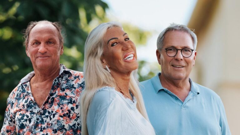 Fred, Caroline en Paul uit B&B Vol Liefde 2026.