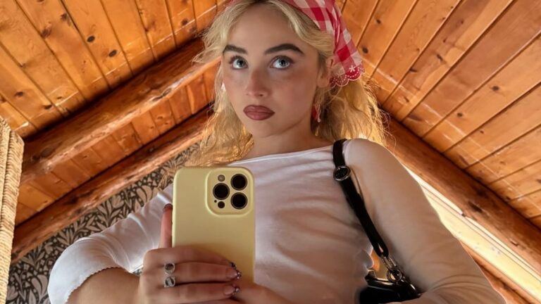 Selfie van Sabrina Carpenter.