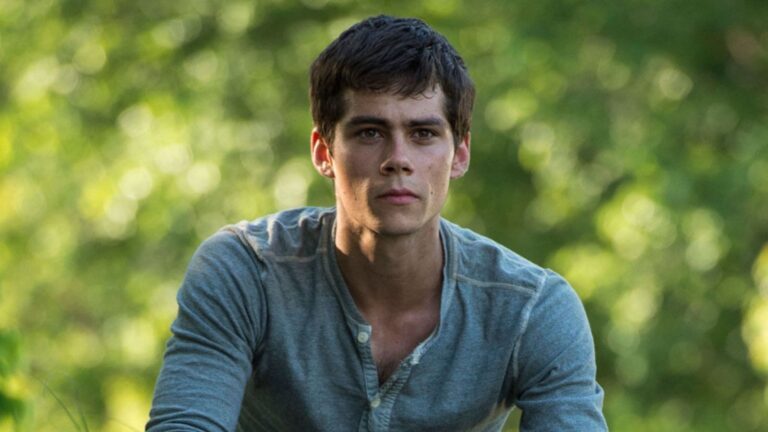 Dylan O'brien in The Maze Runner.