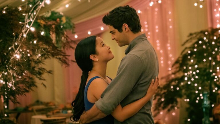 Lara Jean en Peter.