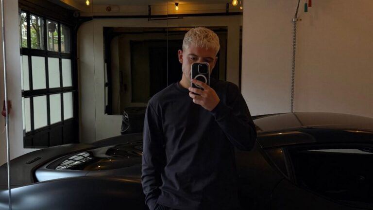 Selfie van Lil Kleine.