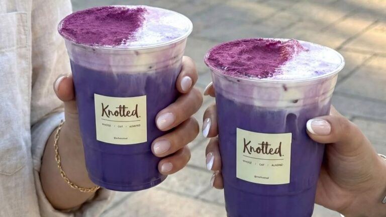Ube lattes.
