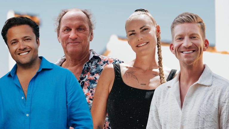Timothy, Fred, Eline en Thomas in B&B Vol Liefde.
