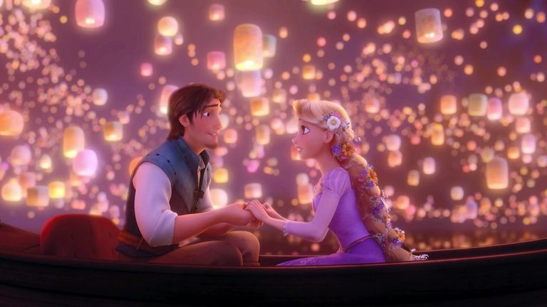Scène uit Rapunzel.