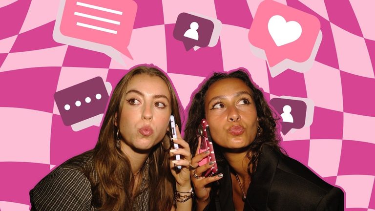 Redacteuren Amélie en Senait.